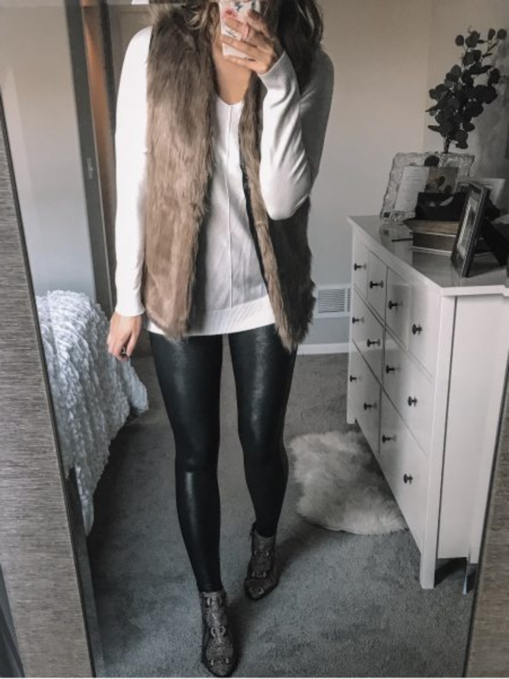 Spanx faux  Leather Leggings